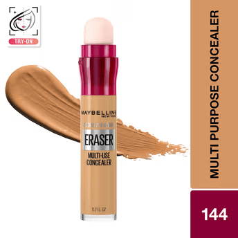 Maybelline New York Instant Age Rewind Eraser Concealer-Conceal, Contour, Highlight- 144 Caramel